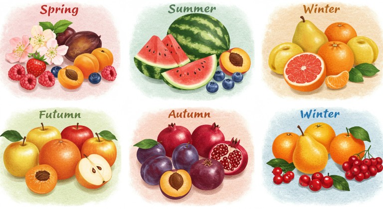 Seasonal Fruits: A Delicious and Nutritious Guide to Healthier Living(2025)